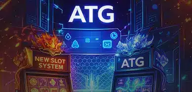 ATG Games電子遊戲平台展示老虎機與街機遊戲主題視覺